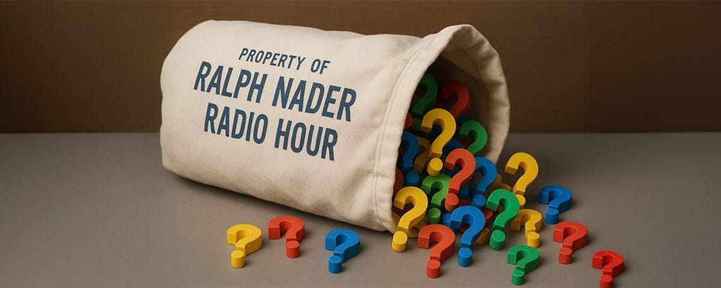 Ralph Nader gives thumbs up to Town Hall Citizen platform
